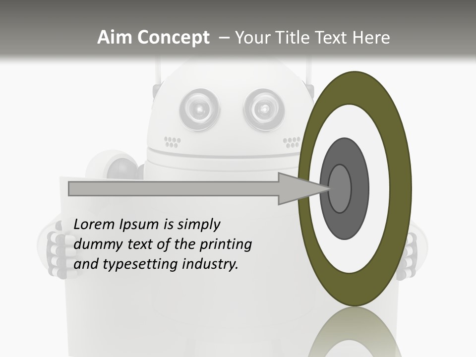 Chrome Billboard Card PowerPoint Template