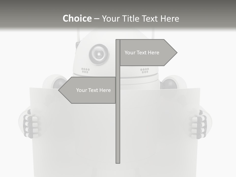Chrome Billboard Card PowerPoint Template