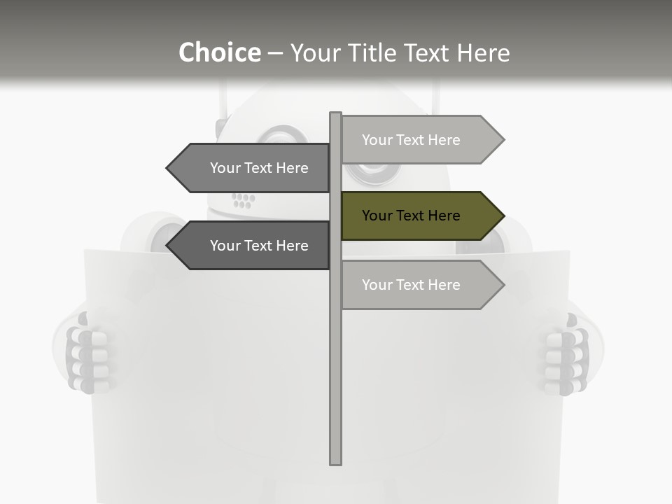 Chrome Billboard Card PowerPoint Template