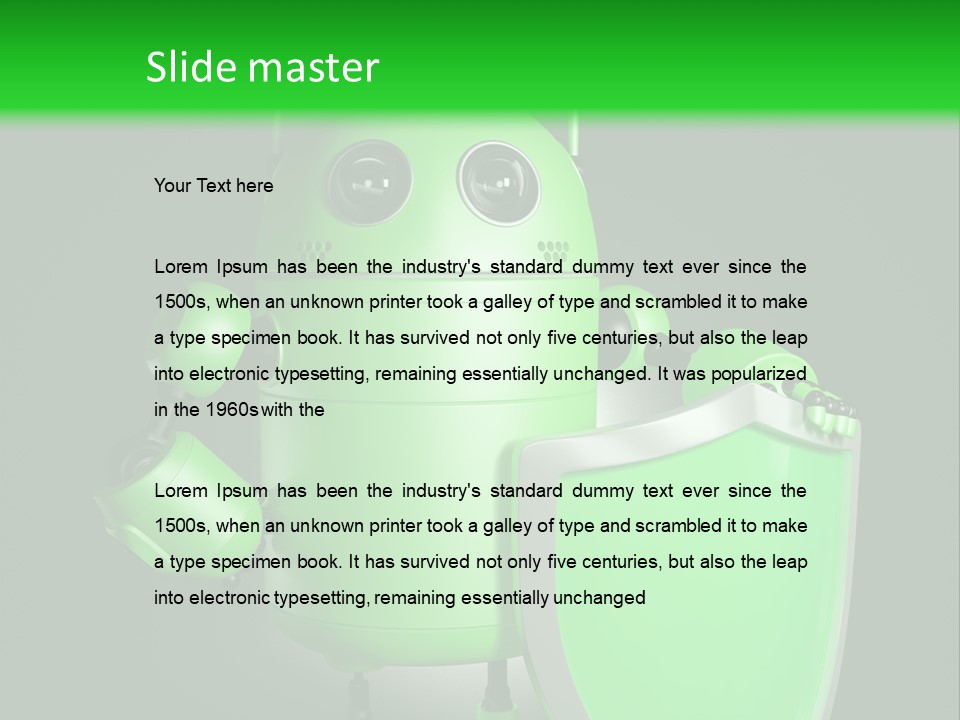 Defense Security Antivirus PowerPoint Template