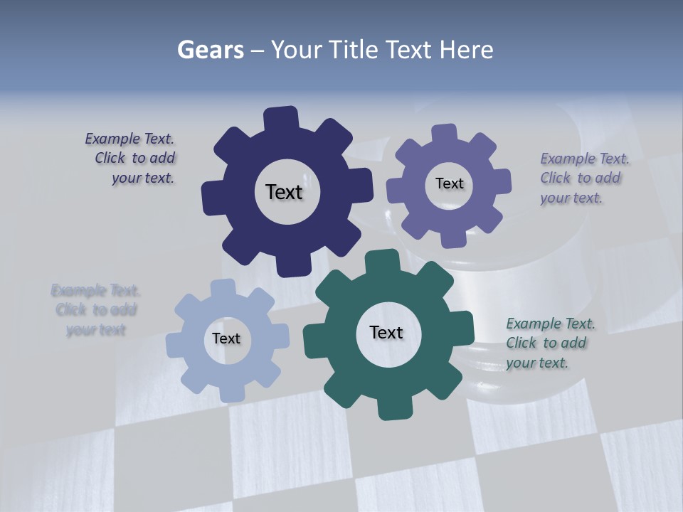 Courthouse Chess Law PowerPoint Template