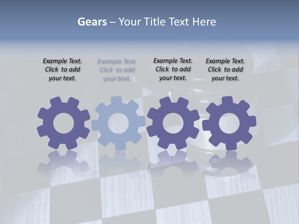 Courthouse Chess Law PowerPoint Template