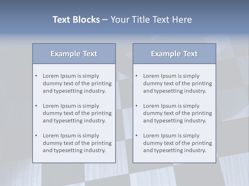 Courthouse Chess Law PowerPoint Template