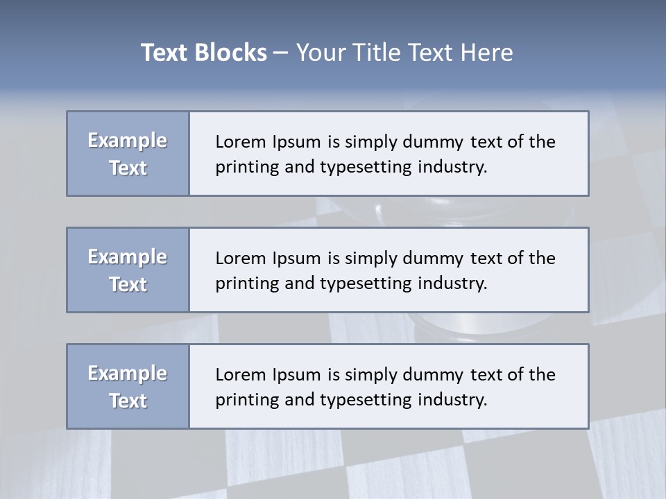 Courthouse Chess Law PowerPoint Template