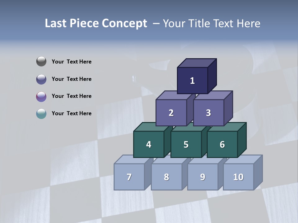 Courthouse Chess Law PowerPoint Template