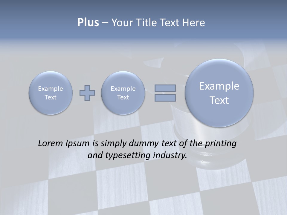 Courthouse Chess Law PowerPoint Template