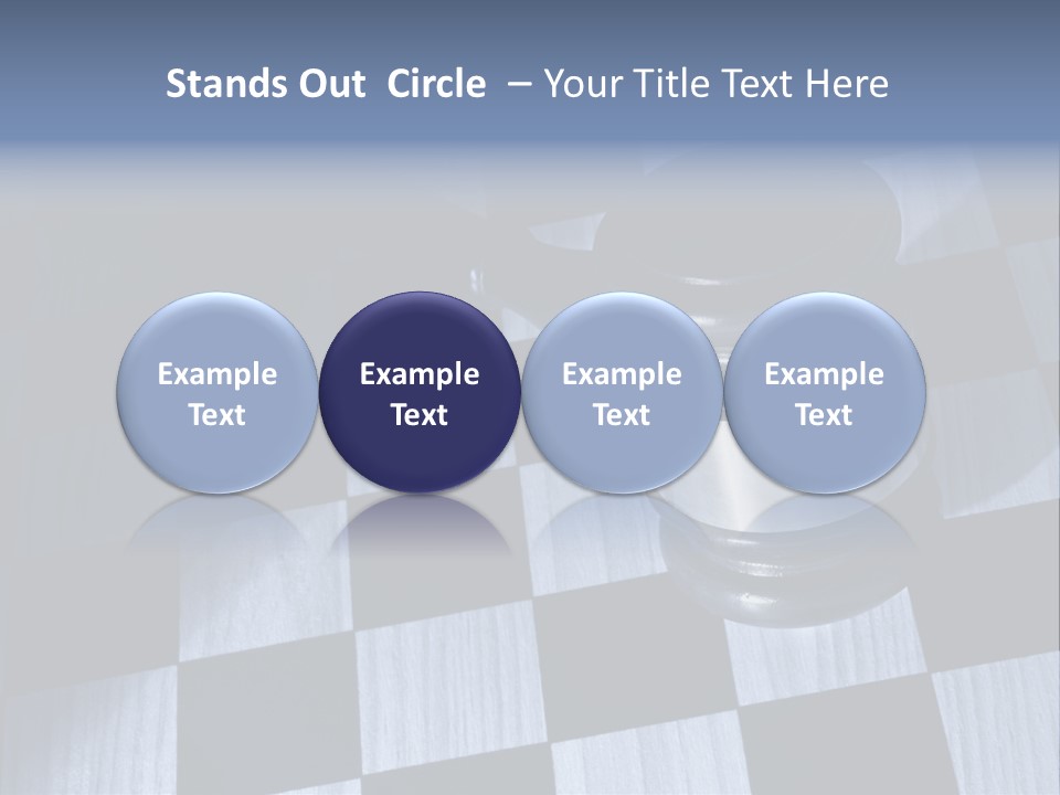 Courthouse Chess Law PowerPoint Template