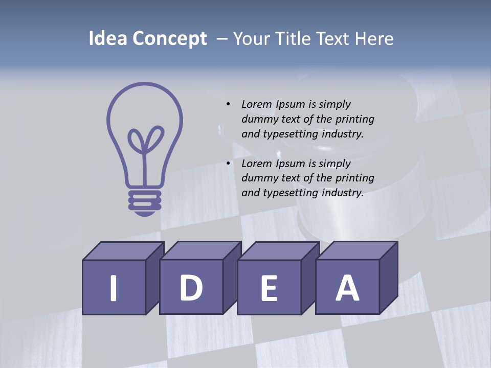 Courthouse Chess Law PowerPoint Template