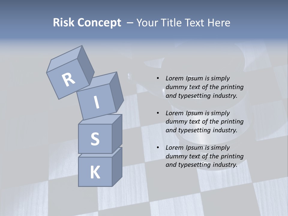 Courthouse Chess Law PowerPoint Template