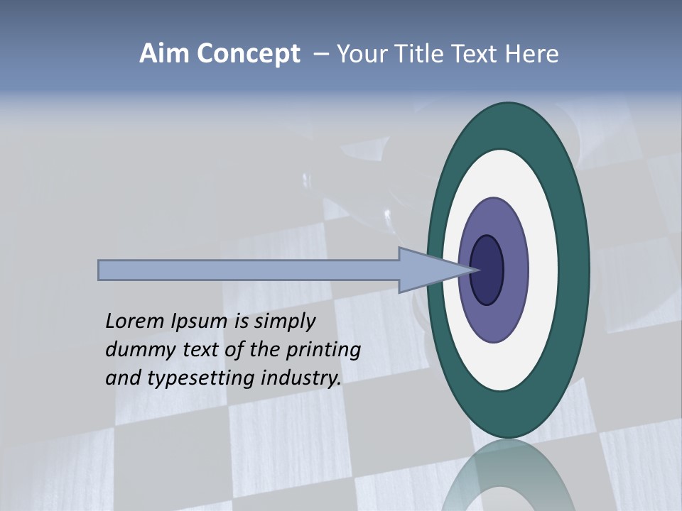 Courthouse Chess Law PowerPoint Template