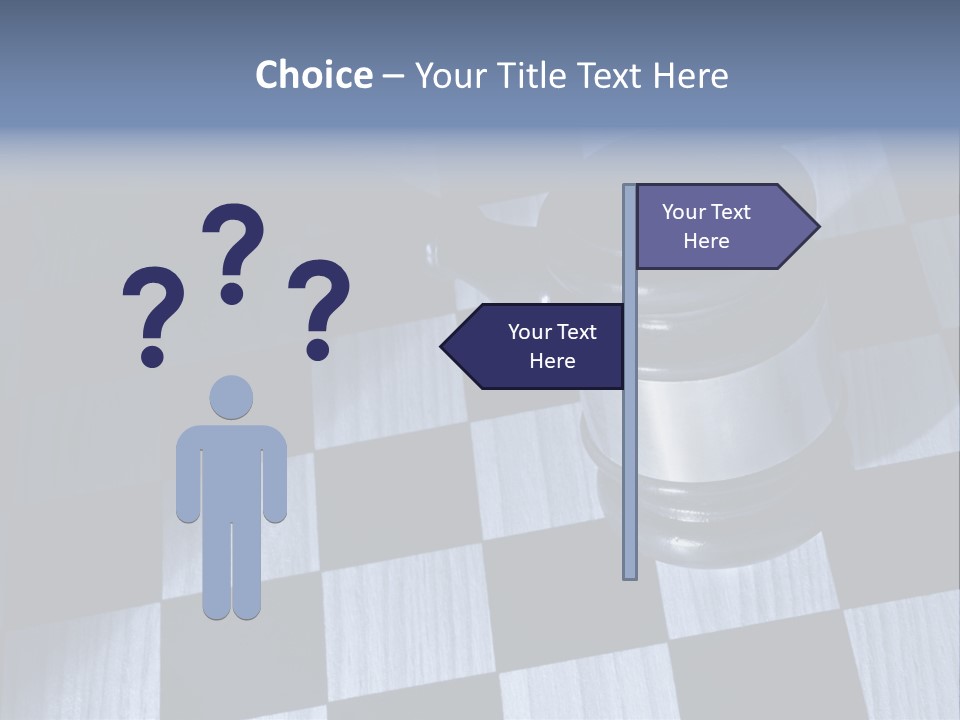 Courthouse Chess Law PowerPoint Template