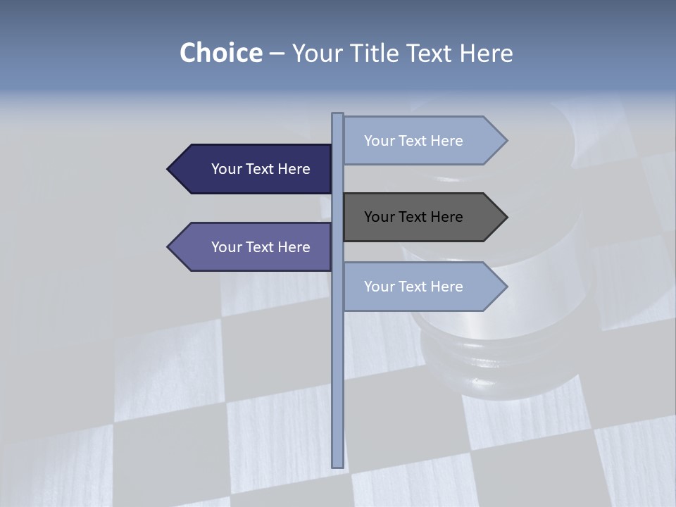 Courthouse Chess Law PowerPoint Template