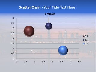 Building Water Sunset PowerPoint Template