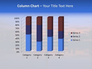 Building Water Sunset PowerPoint Template