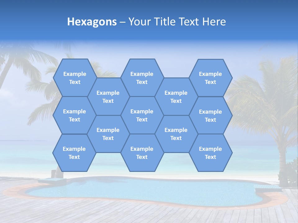 Abstract Vacation Palm PowerPoint Template