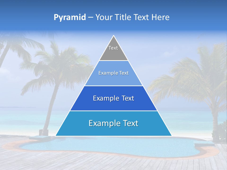 Abstract Vacation Palm PowerPoint Template