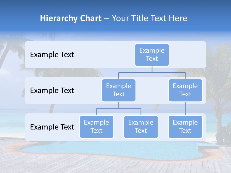 Abstract Vacation Palm PowerPoint Template