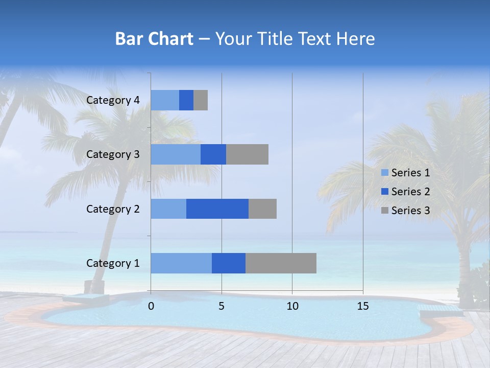 Abstract Vacation Palm PowerPoint Template