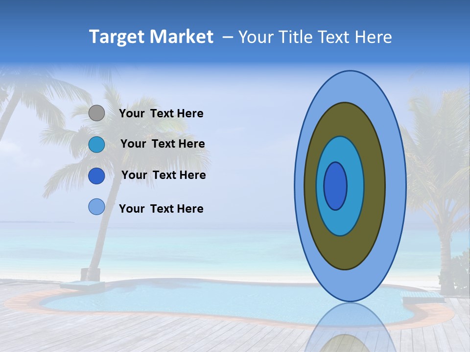 Abstract Vacation Palm PowerPoint Template