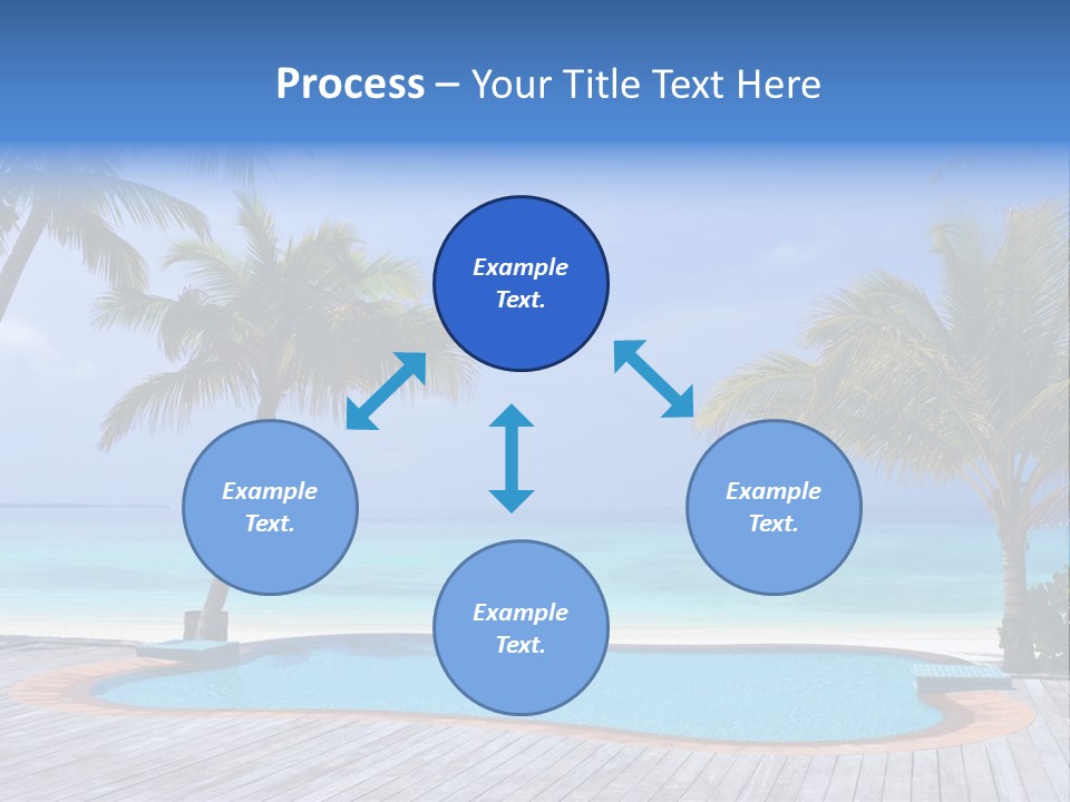 Abstract Vacation Palm PowerPoint Template