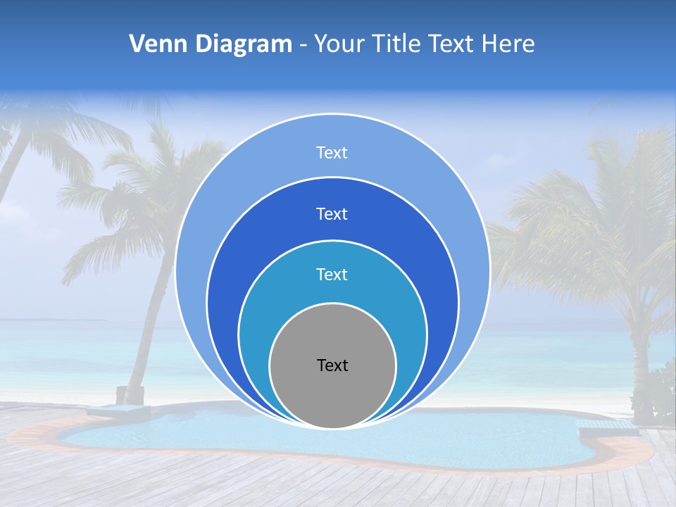 Abstract Vacation Palm PowerPoint Template