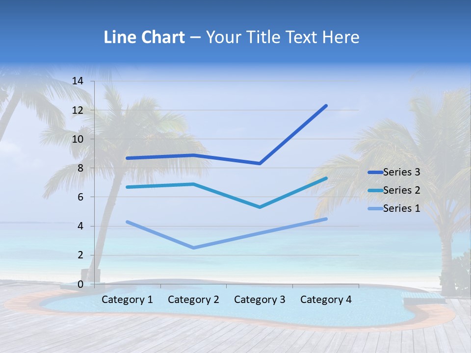 Abstract Vacation Palm PowerPoint Template