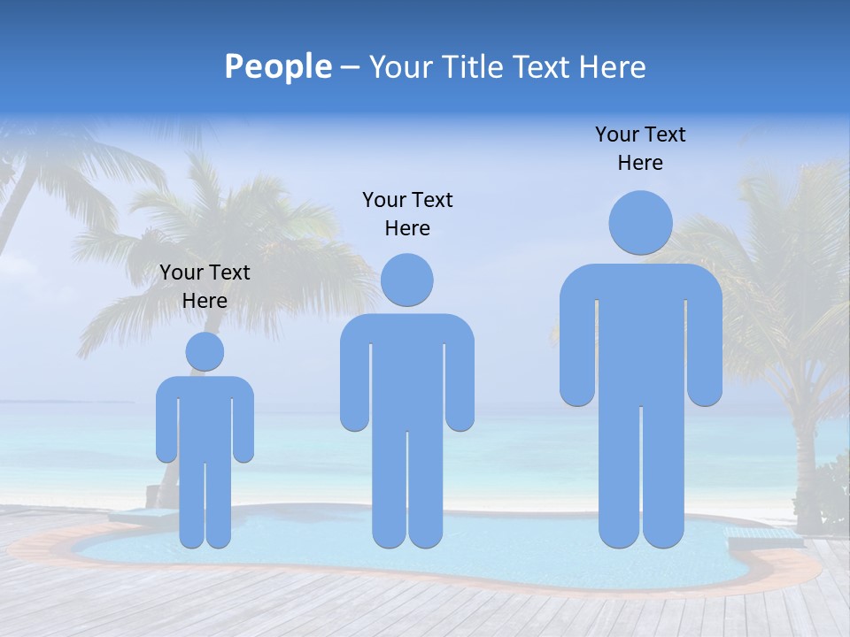 Abstract Vacation Palm PowerPoint Template