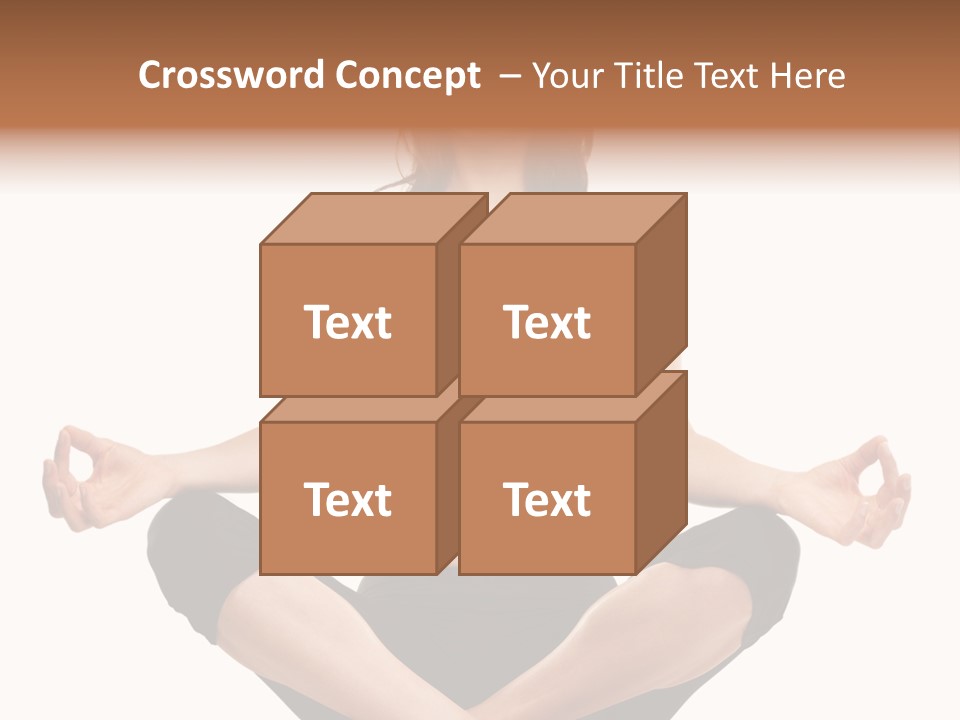 Eyes Young Crossed PowerPoint Template