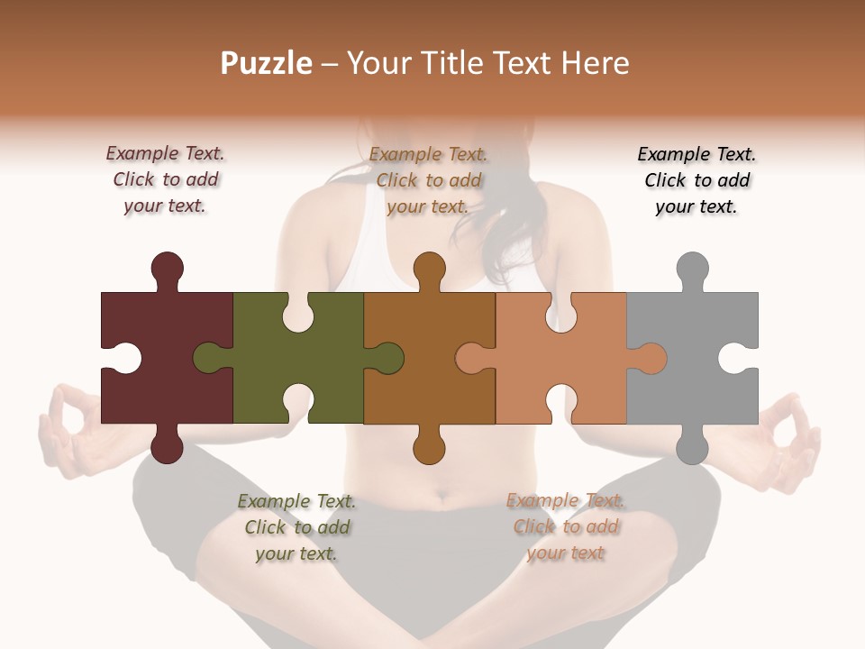 Eyes Young Crossed PowerPoint Template