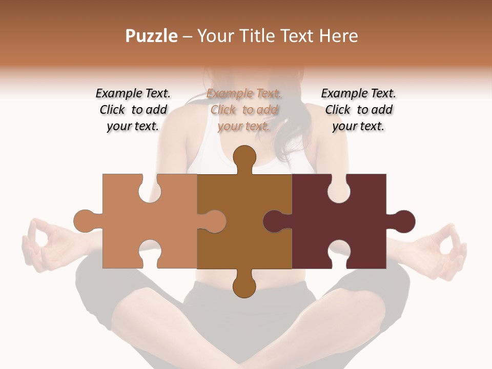 Eyes Young Crossed PowerPoint Template