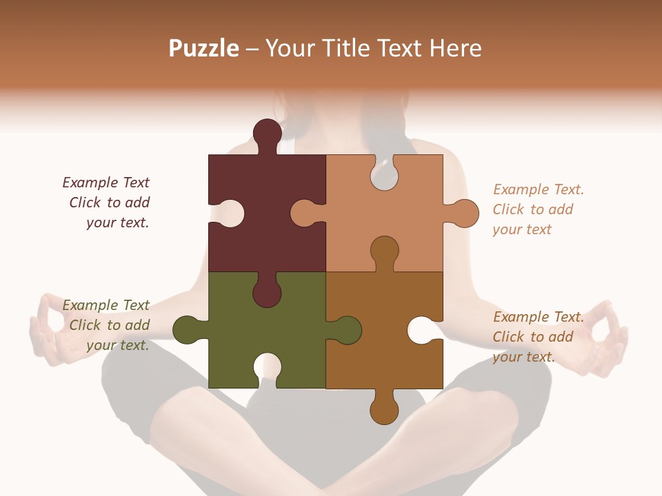 Eyes Young Crossed PowerPoint Template