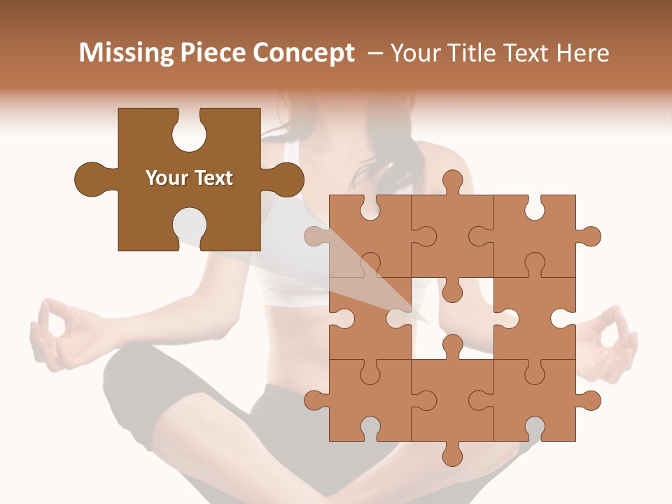 Eyes Young Crossed PowerPoint Template