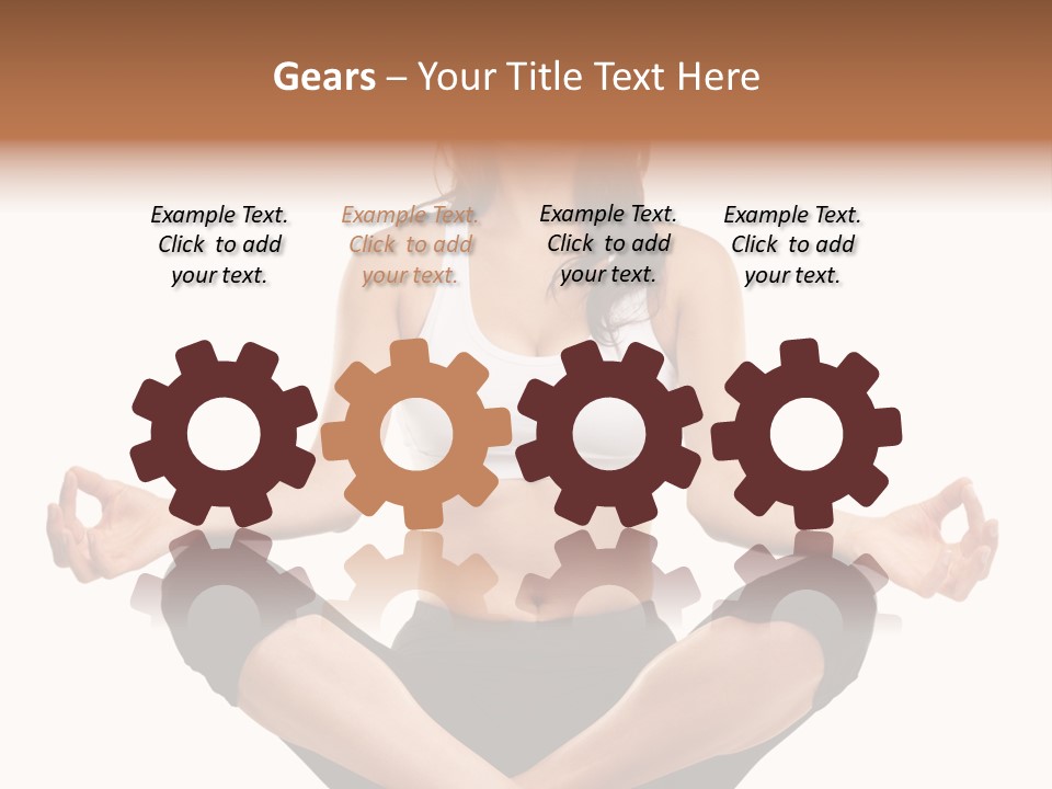 Eyes Young Crossed PowerPoint Template