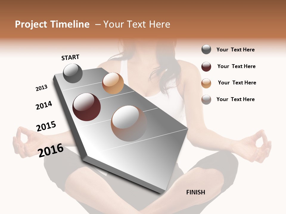 Eyes Young Crossed PowerPoint Template