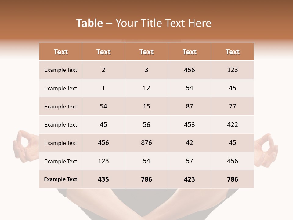 Eyes Young Crossed PowerPoint Template