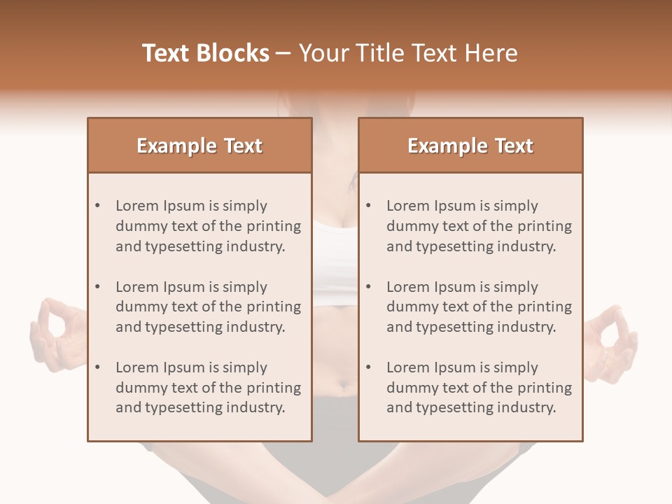 Eyes Young Crossed PowerPoint Template