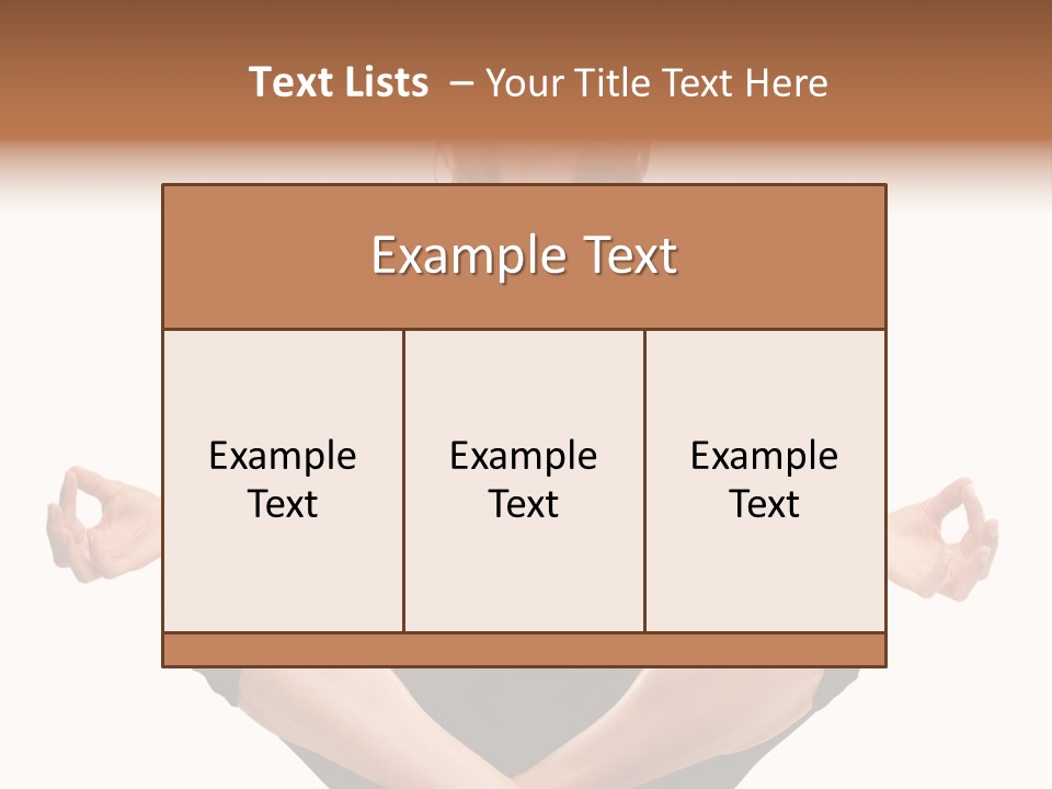 Eyes Young Crossed PowerPoint Template