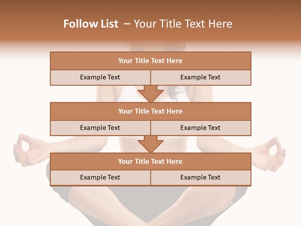 Eyes Young Crossed PowerPoint Template