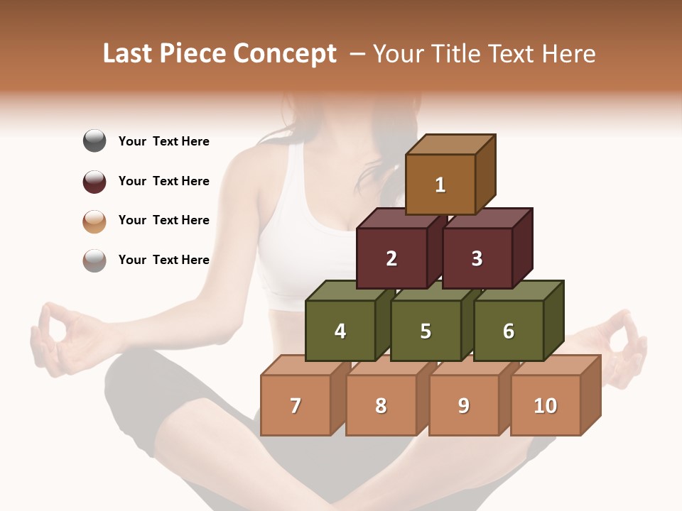 Eyes Young Crossed PowerPoint Template