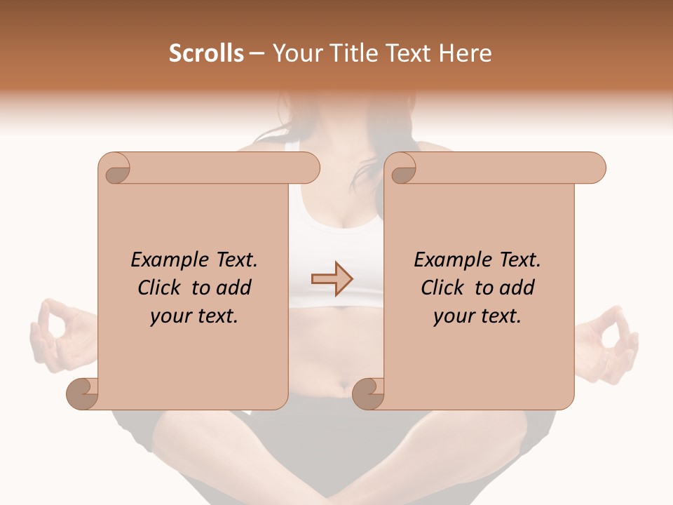Eyes Young Crossed PowerPoint Template