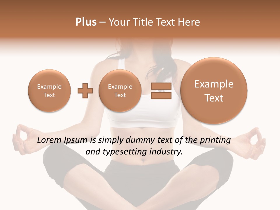 Eyes Young Crossed PowerPoint Template