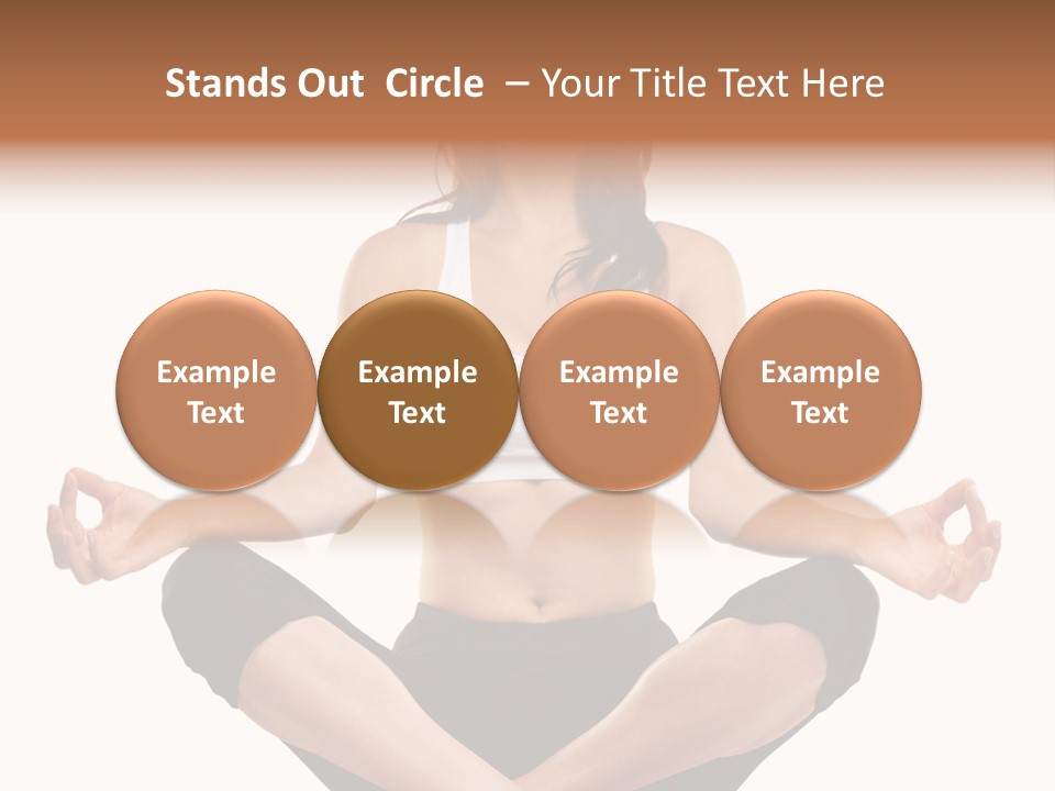 Eyes Young Crossed PowerPoint Template