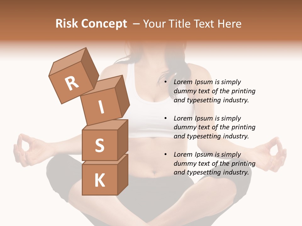 Eyes Young Crossed PowerPoint Template