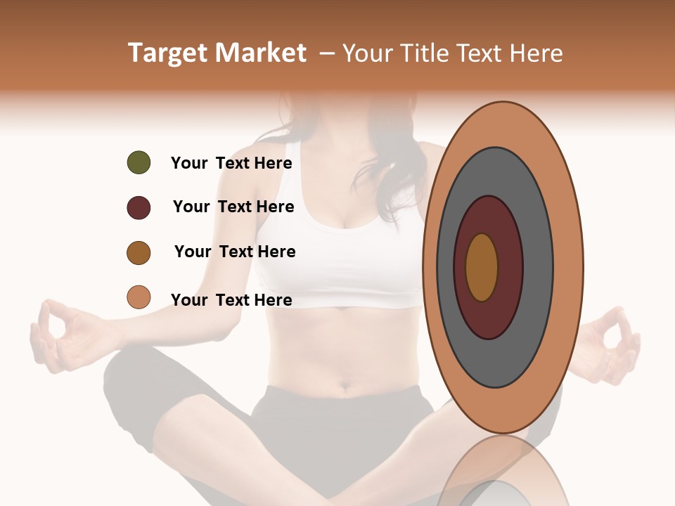 Eyes Young Crossed PowerPoint Template