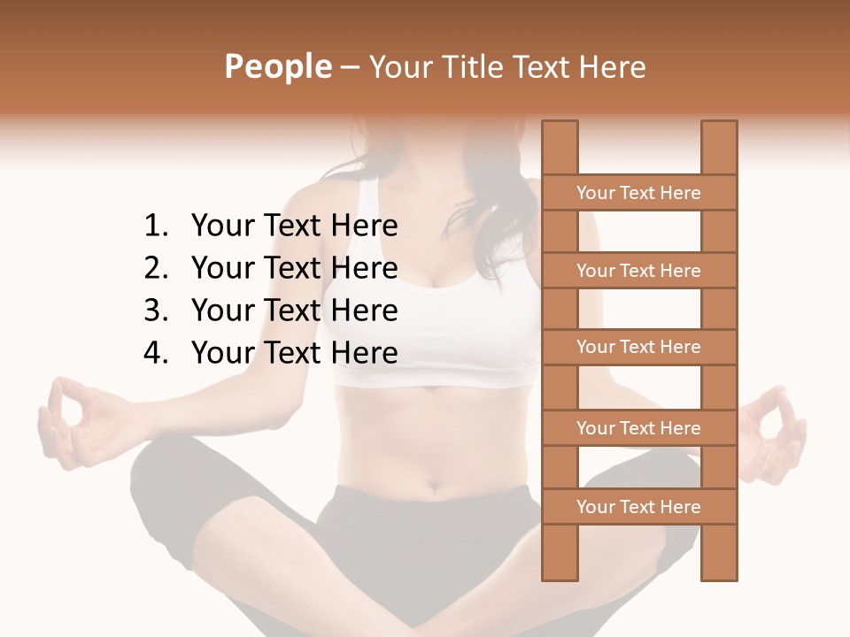 Eyes Young Crossed PowerPoint Template