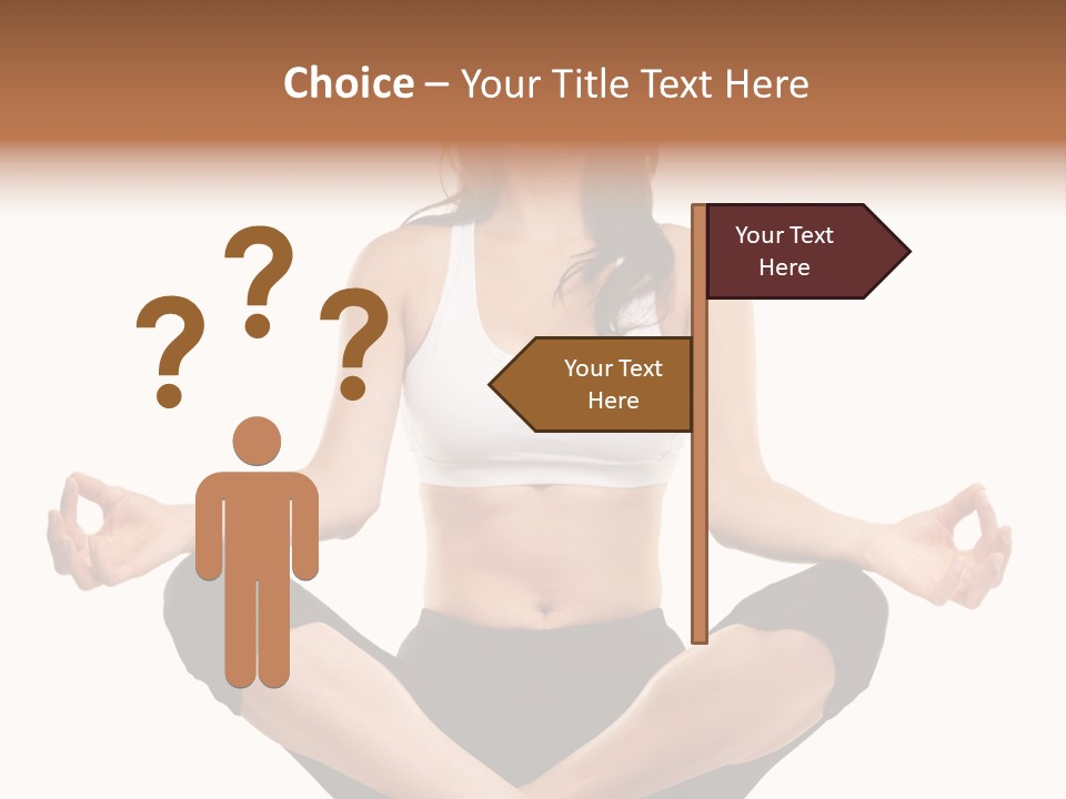 Eyes Young Crossed PowerPoint Template