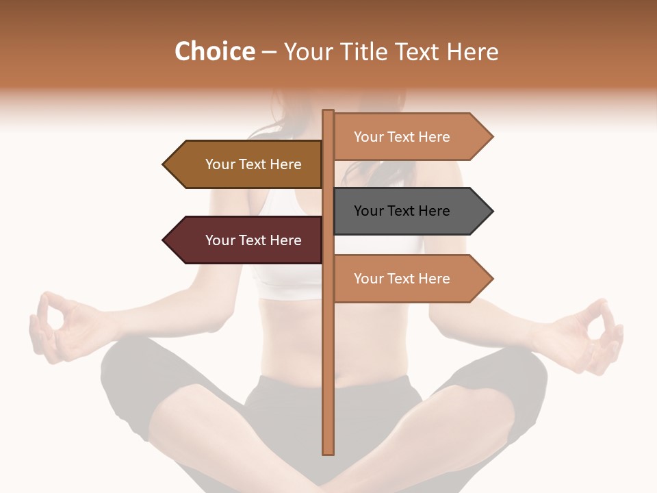 Eyes Young Crossed PowerPoint Template