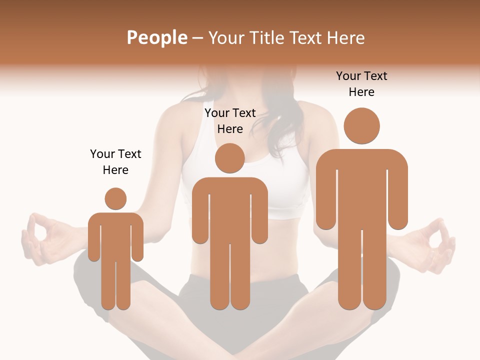 Eyes Young Crossed PowerPoint Template