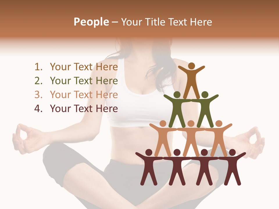 Eyes Young Crossed PowerPoint Template