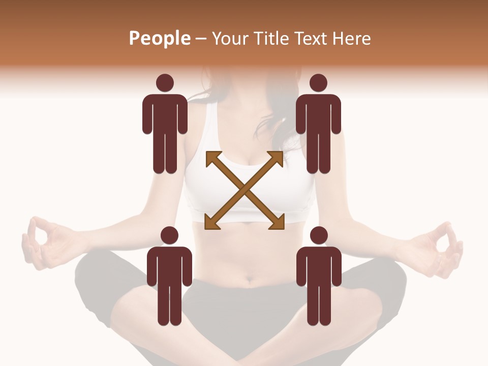 Eyes Young Crossed PowerPoint Template